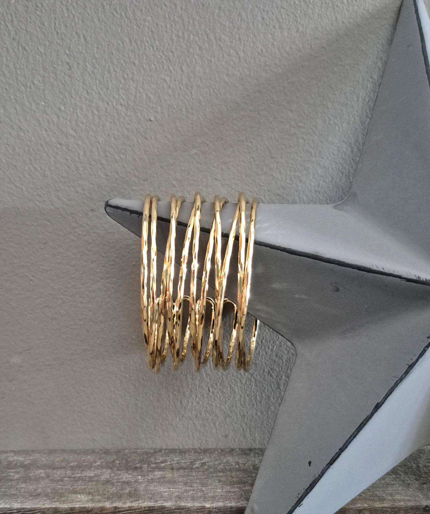 Gold Wire Cuff