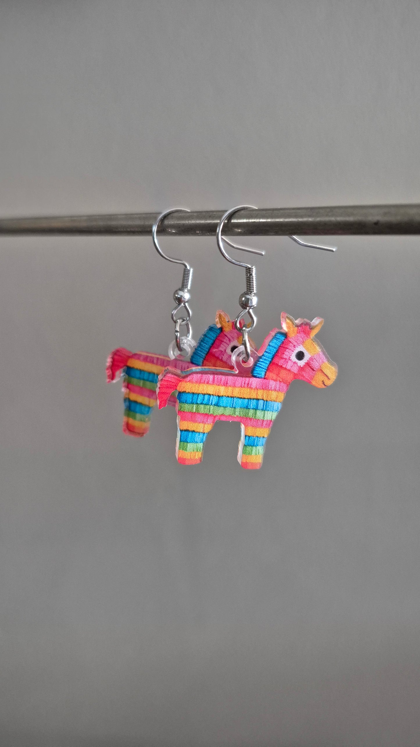 Acrylic Pinata Drop Earrings