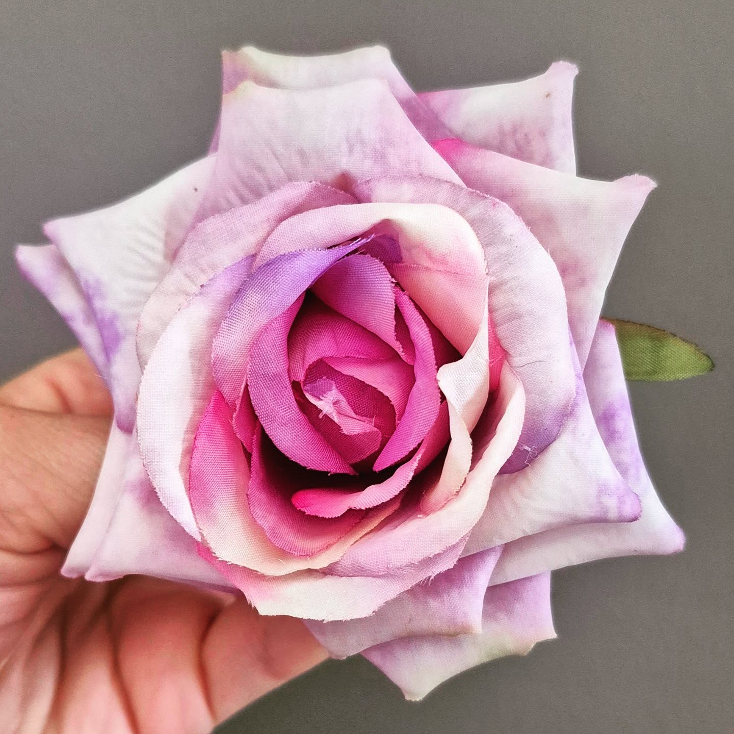Lilac & Purple Rose Corsage Hair Clip & Brooch