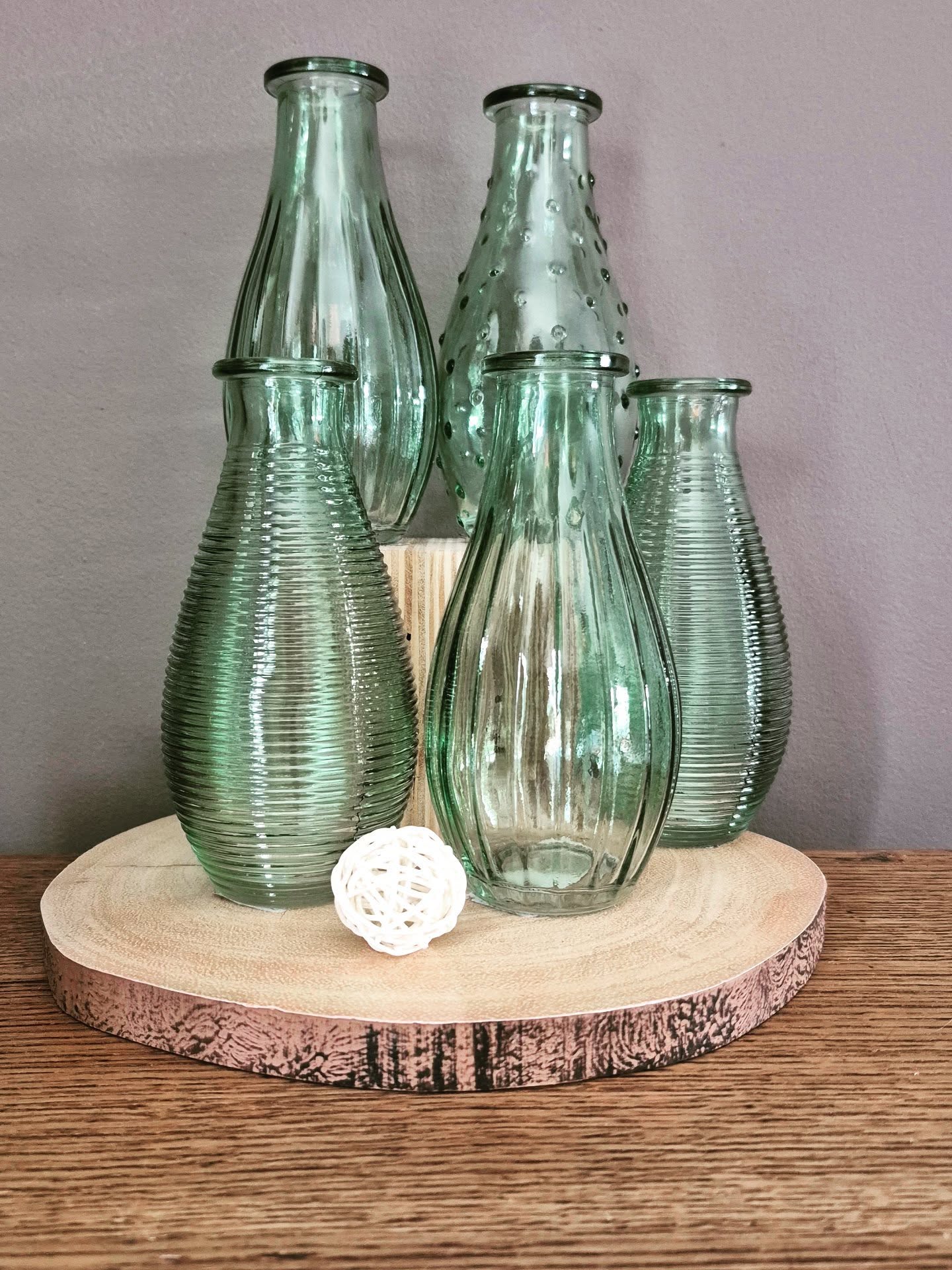Small Glass Bud Vases