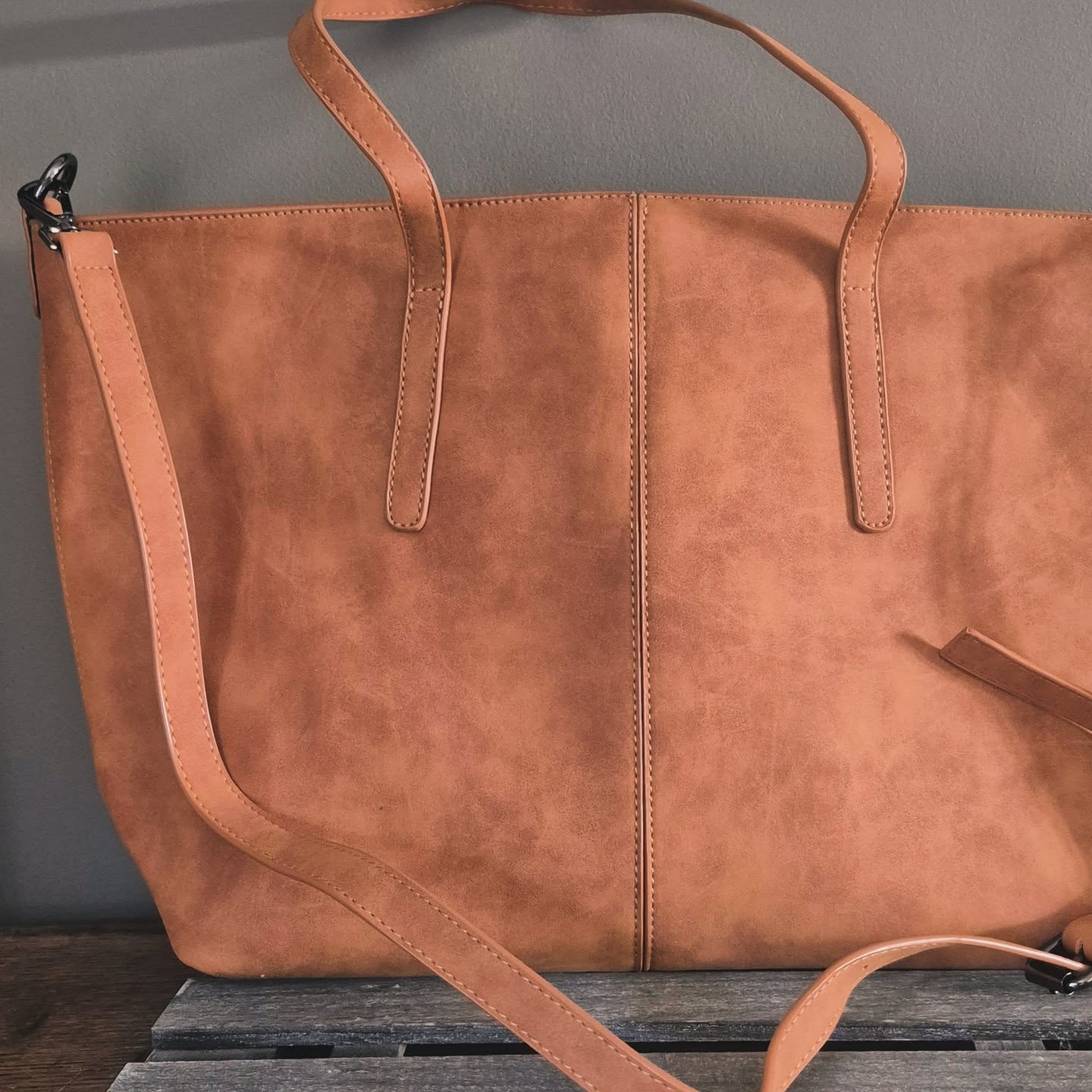 Tan Shopper Bag