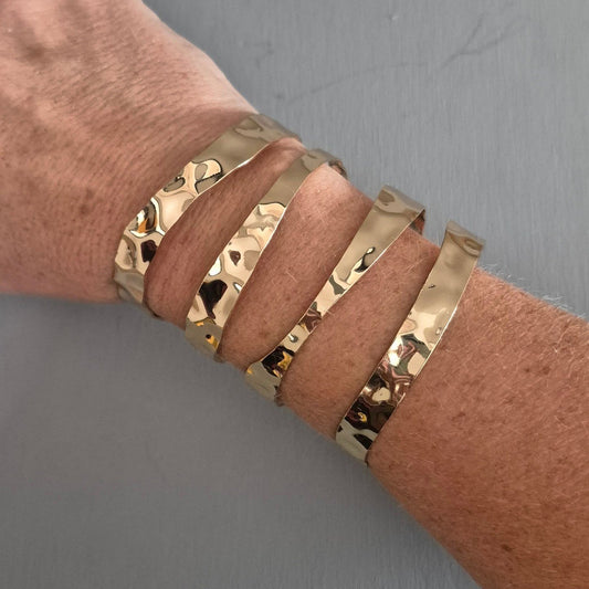 Gold Layered Large Cuff