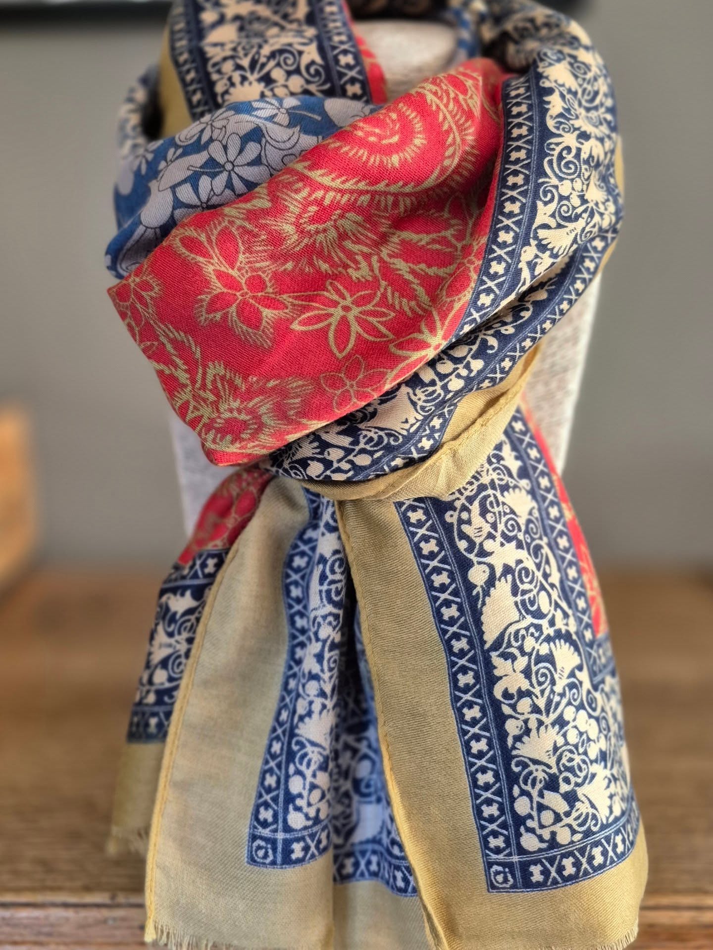 Boho Paisley Lightweight Scarf