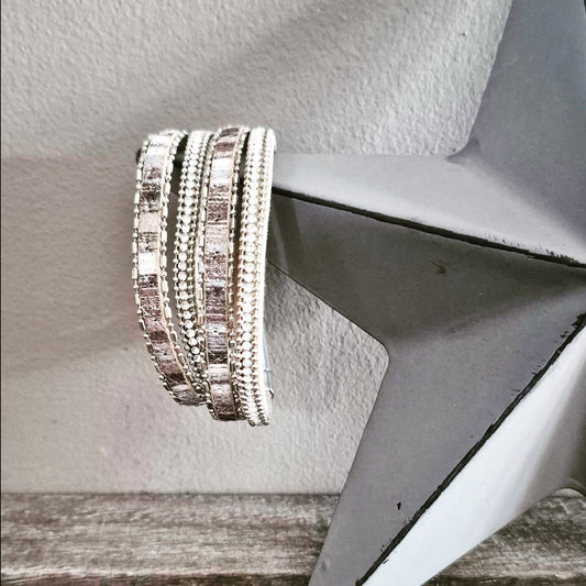 Sparkly Wraparound Magnetic Bracelet