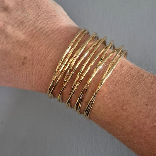 Gold Wire Cuff
