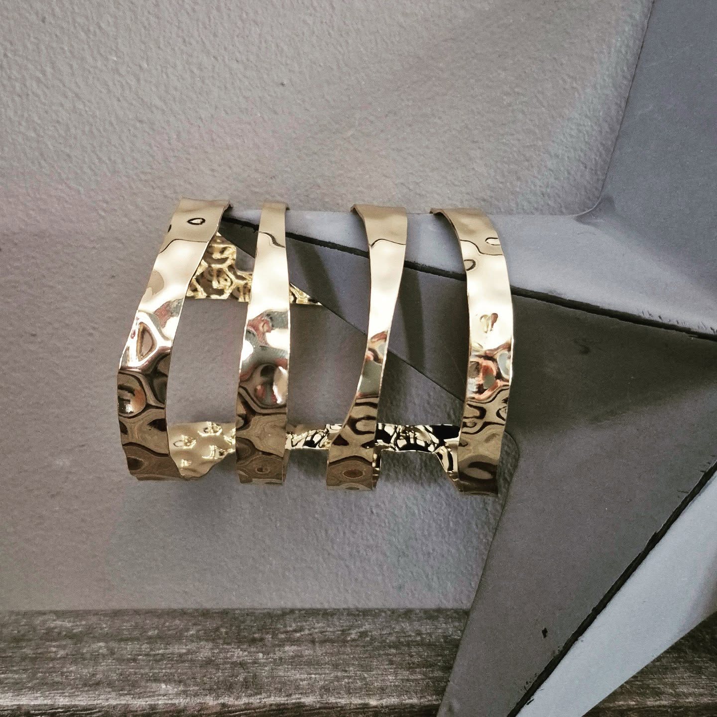 Gold Layered Large Cuff