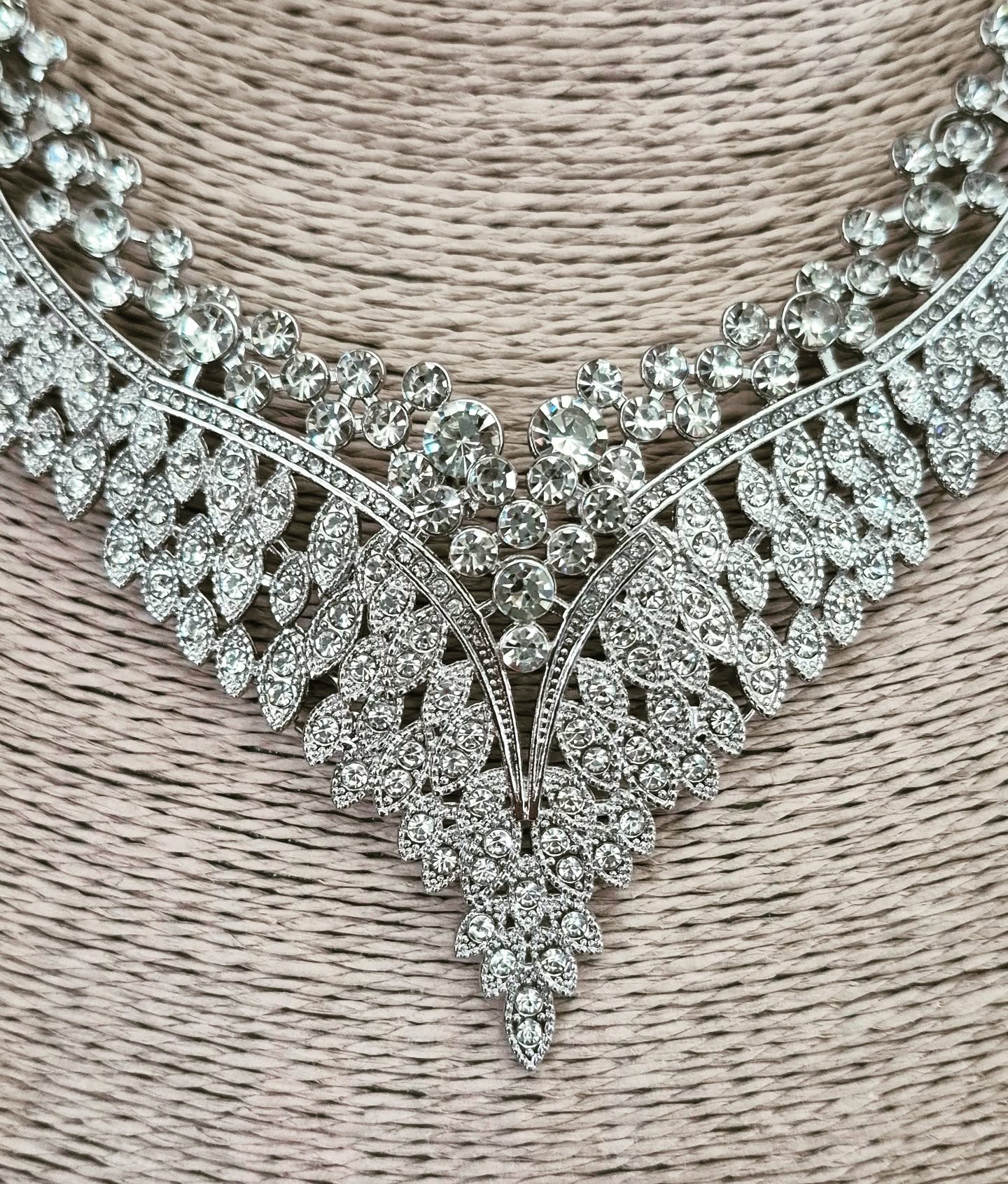 Crystal Statement Necklace Set