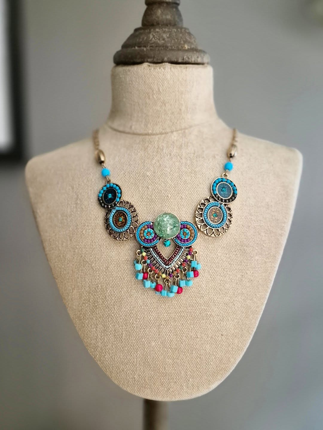 Colourful Statement Necklace