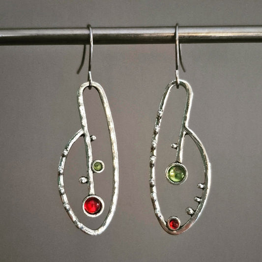 Abstract Drop Earrings