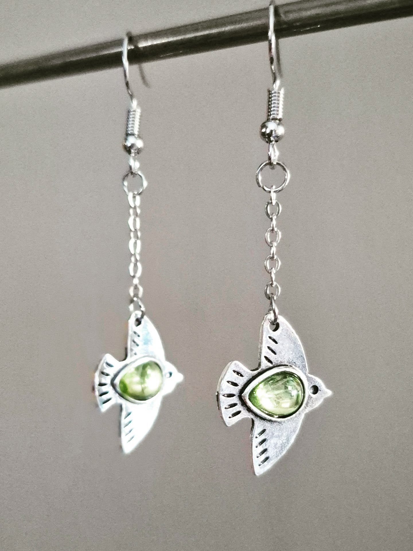 Bird Drop Earrings