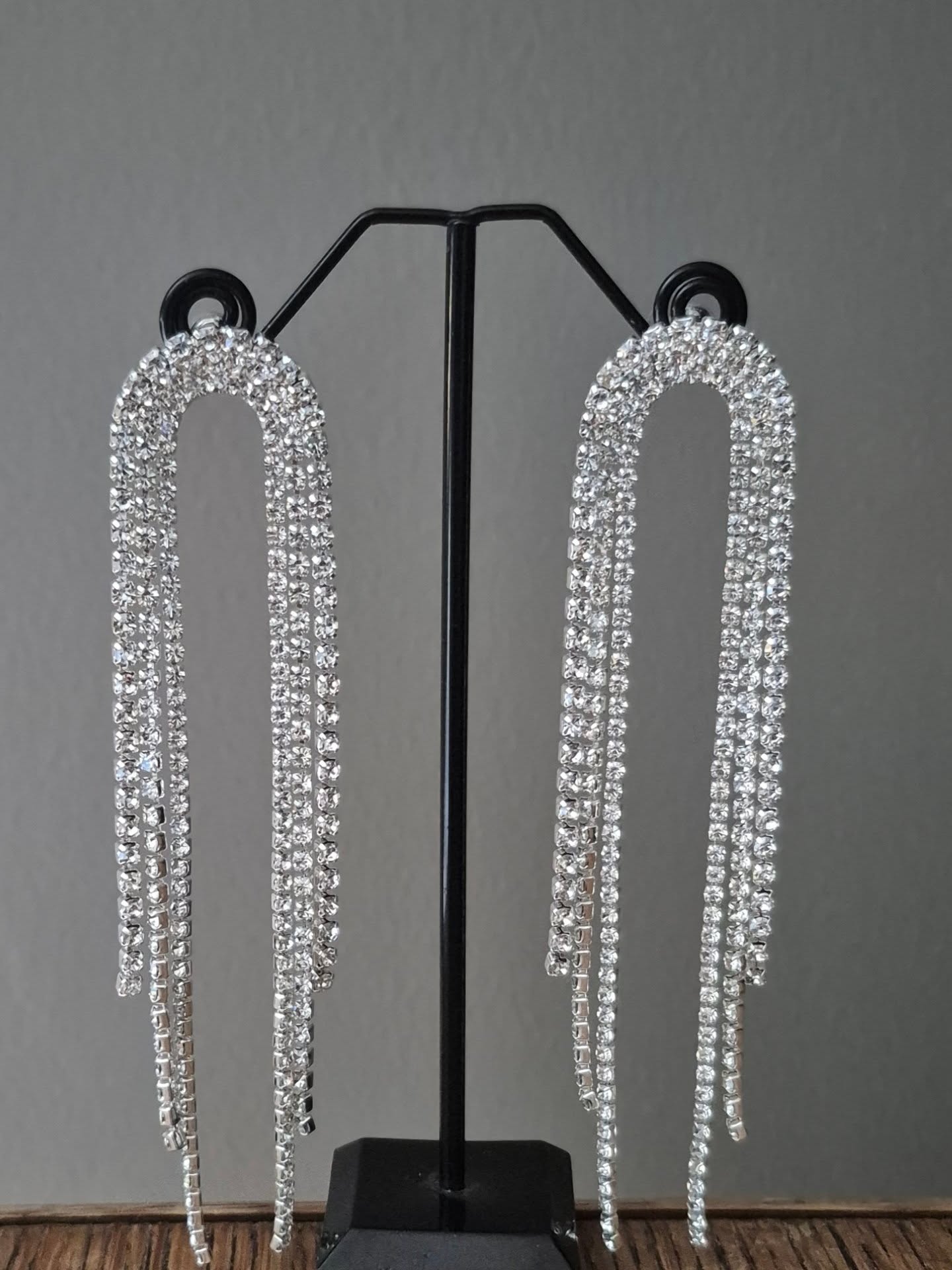 Crystal Statement Drop Earrings