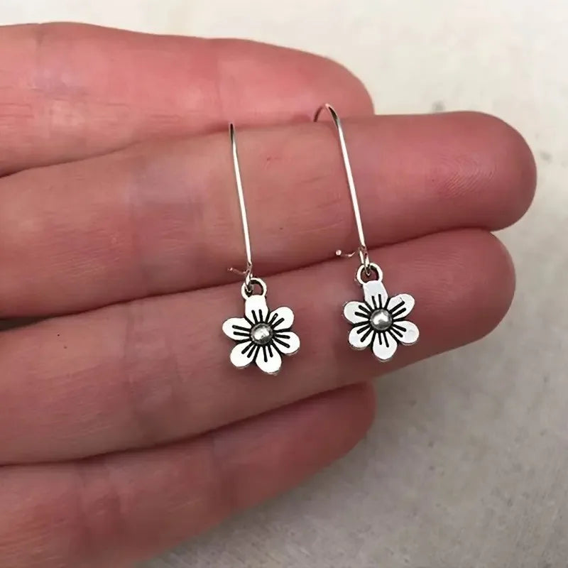 Little Flower Drop Earrings