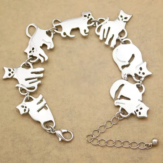 Cat Silhouette Bracelet