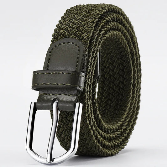 Elasticated Belt - Dark Army Green