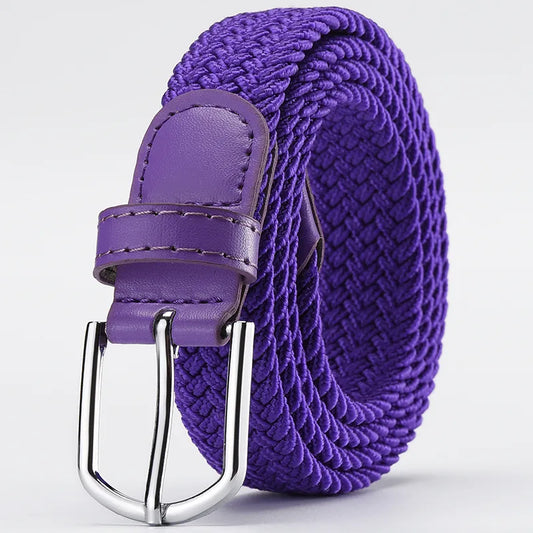 Elasticated Belt - Purple