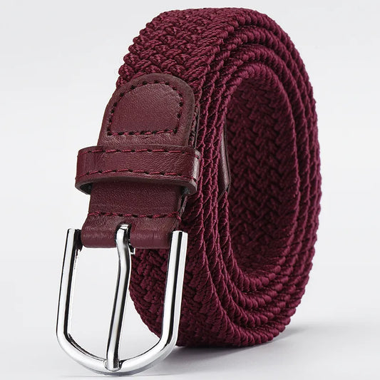 Elasticated Belt - Mulberry