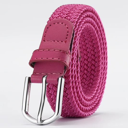 Elasticated Belt - Hot Pink