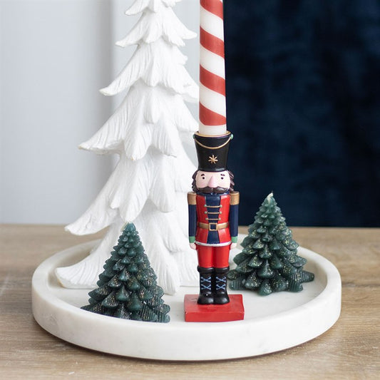 Nutcracker Taper Candle Holder & Candle