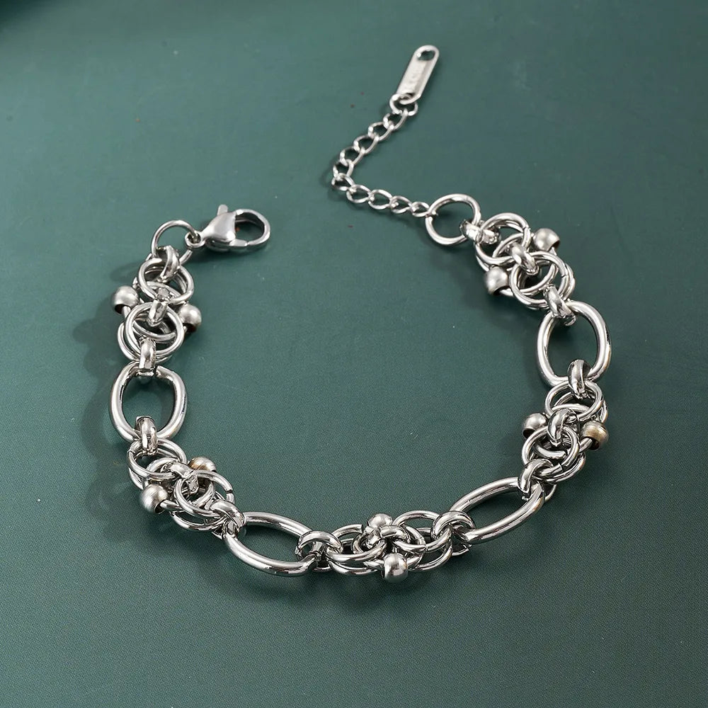Silver Chain Link Bracelet