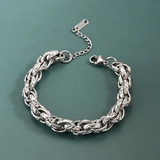 Silver Chunky Bracelet