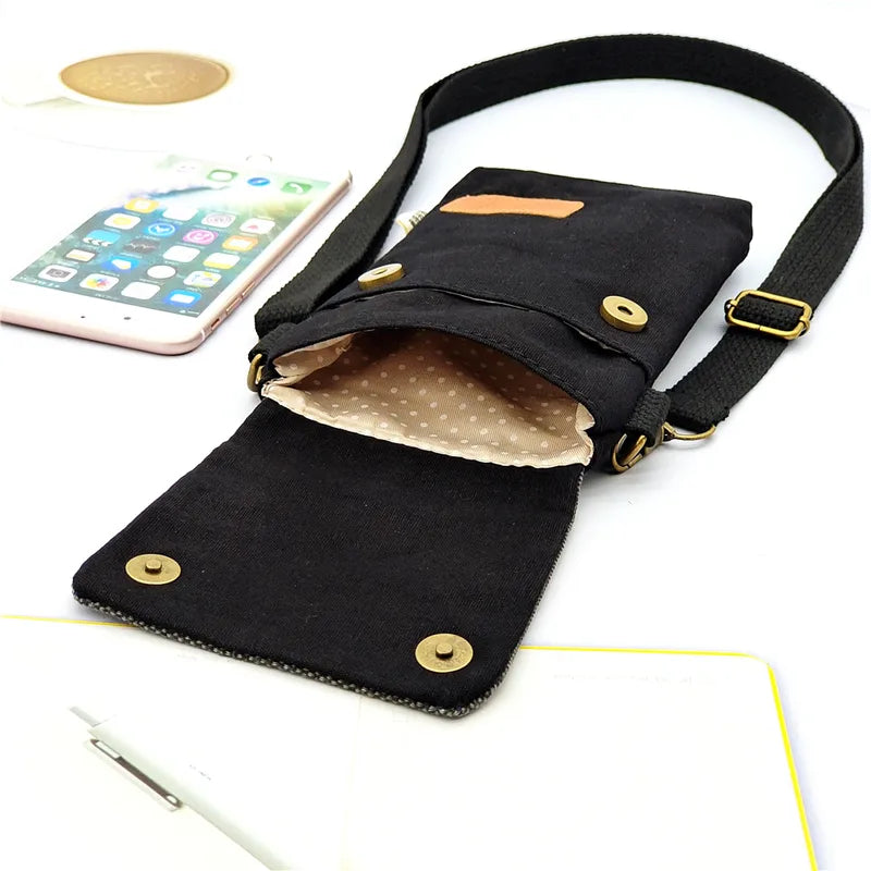 Cross Body Phone Bag - Green