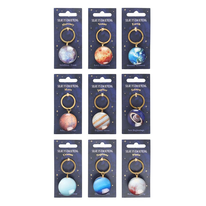 Solar System Keyrings