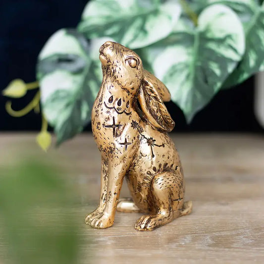 13cm Mystical Midnight Hare Decorative Figurine