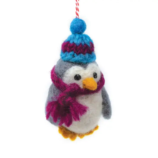 Felt Decoration - Penguin Christmas Decoration