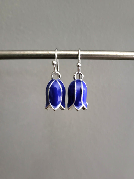 Sweet Little Bluebell Drop Earrings