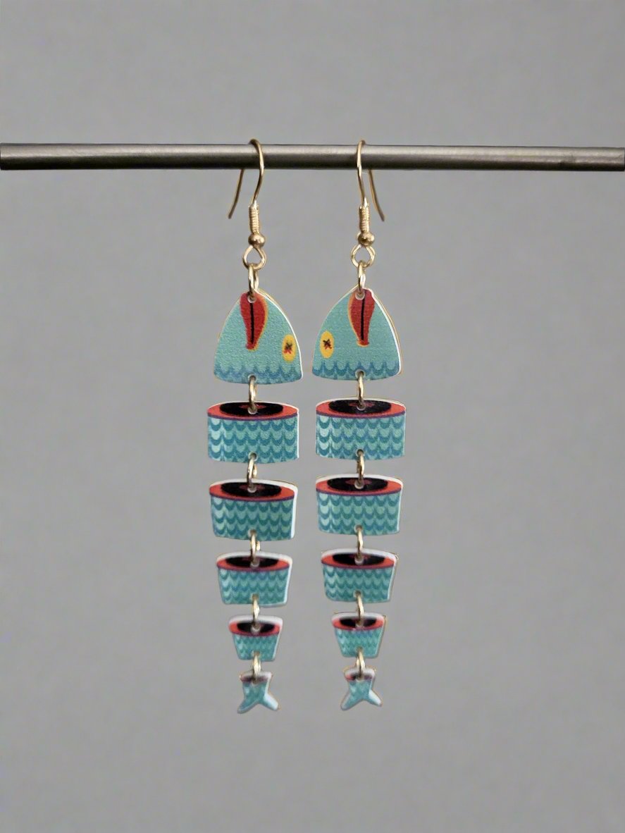 Bizarre Acrylic Fish Earrings