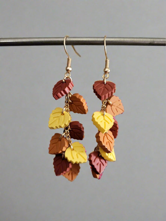 Autumn Leaves Drop Earrings