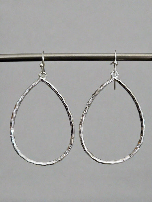 Droplet Shaped Drop Earrings