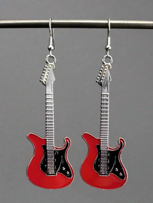 Guitar Drop Earrings