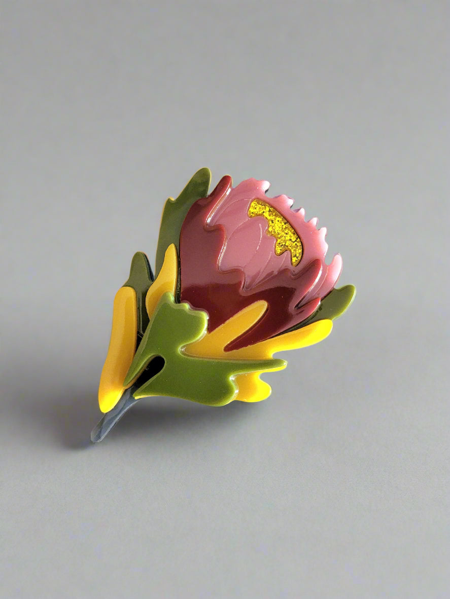 Acrylic Flower Brooch