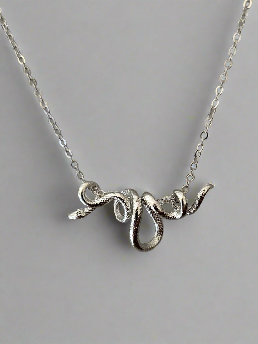 Silver Snake Chain Necklace