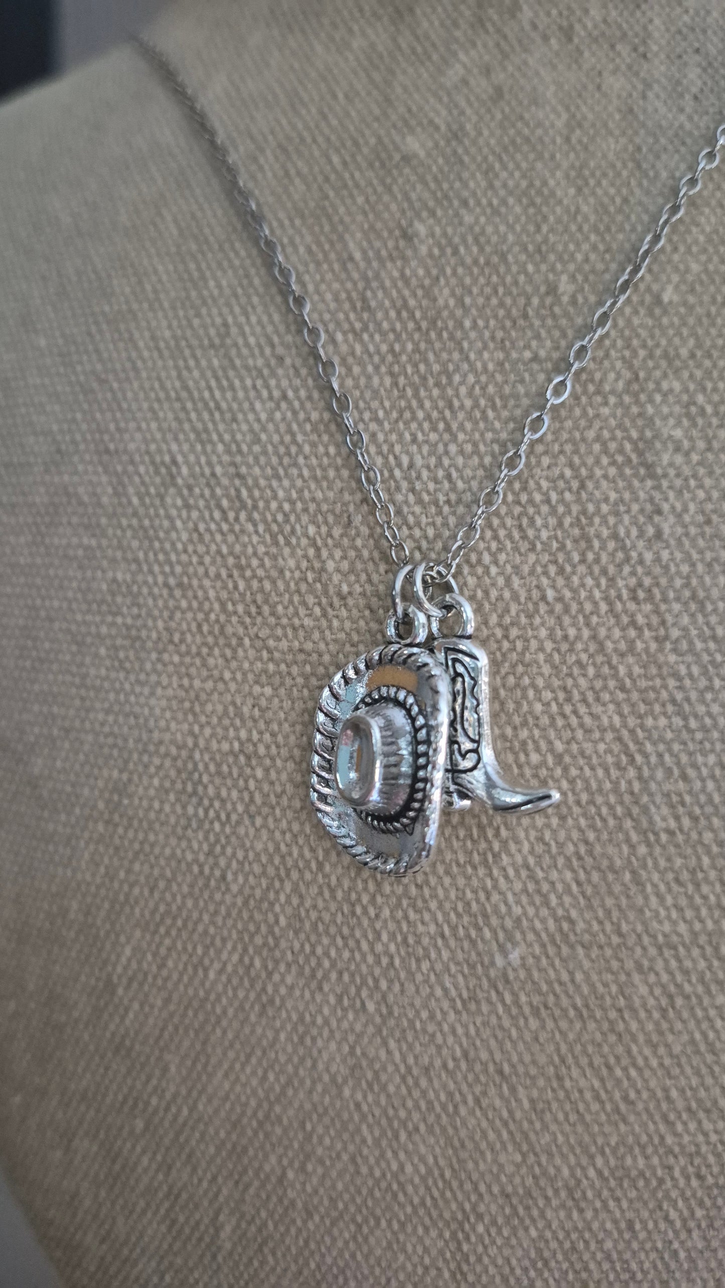 Cowgirl Pendant Necklace