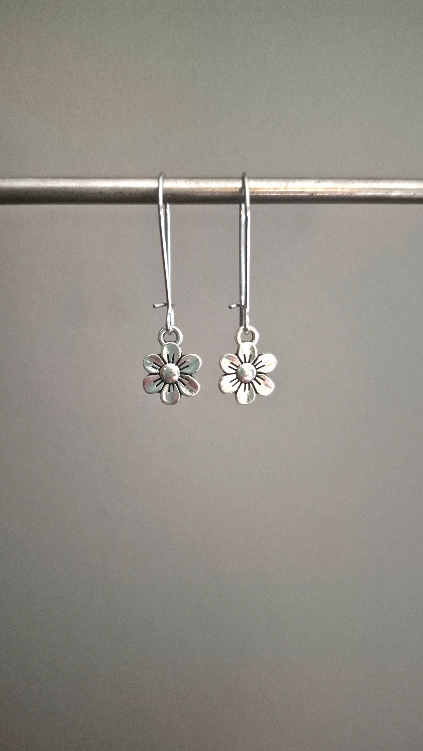Dainty Flower Drop Earrings