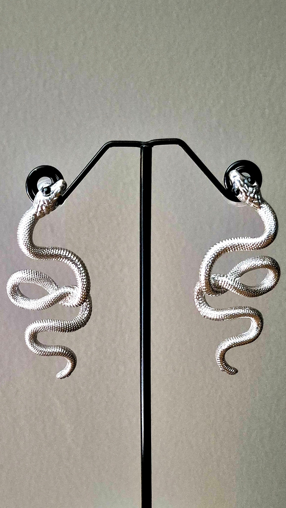 Snake Drop Earrings