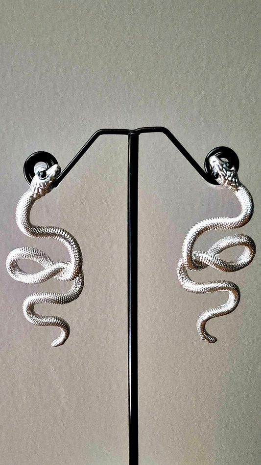 Snake Drop Earrings