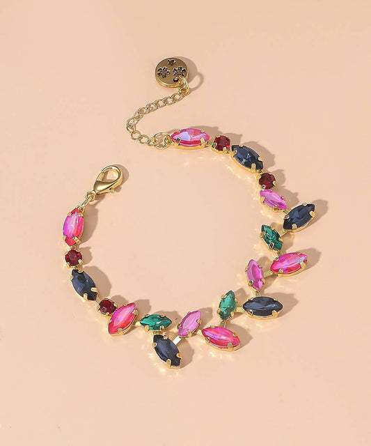 Multi-Coloured Crystal Bracelet