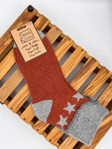Star Rust Super Cosy Cuff Socks