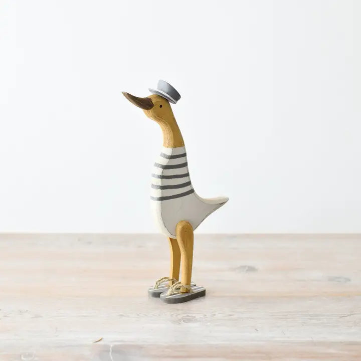 Wooden Sea Duck Deco, 21cm