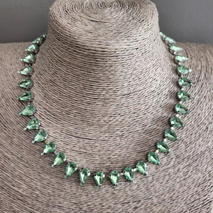 Light Green Crystal Necklace
