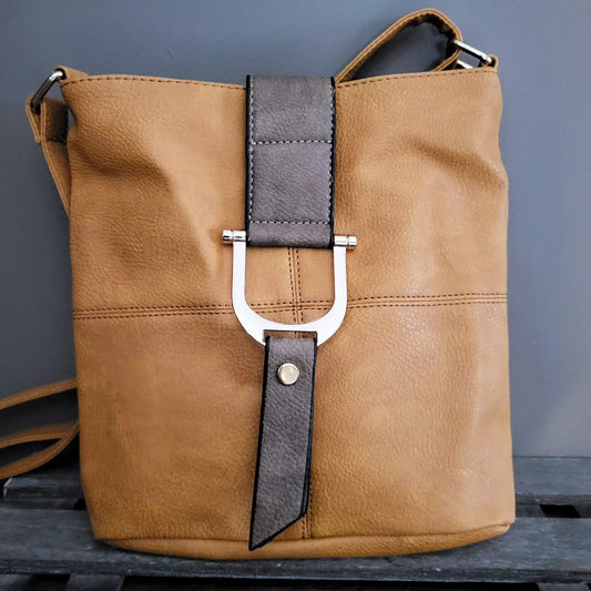 Tan Cross Body Bag