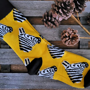 Women's Zebra Socks