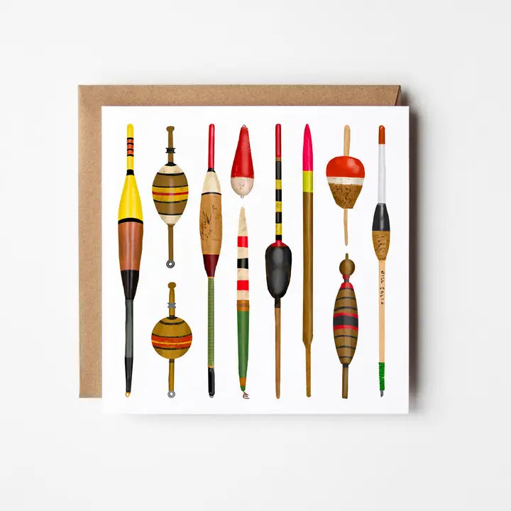 Fishing - Blank Greetings Card