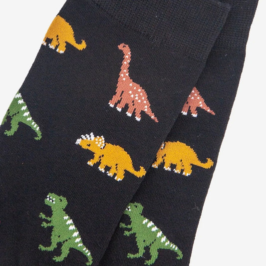 Men's Dinosaur Print Bamboo Socks