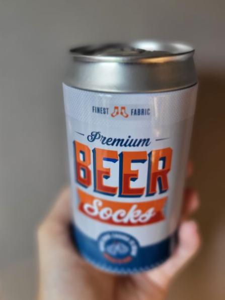 Men's Beer Socks in a Can!!