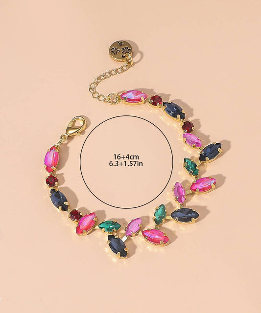 Multi-Coloured Crystal Bracelet