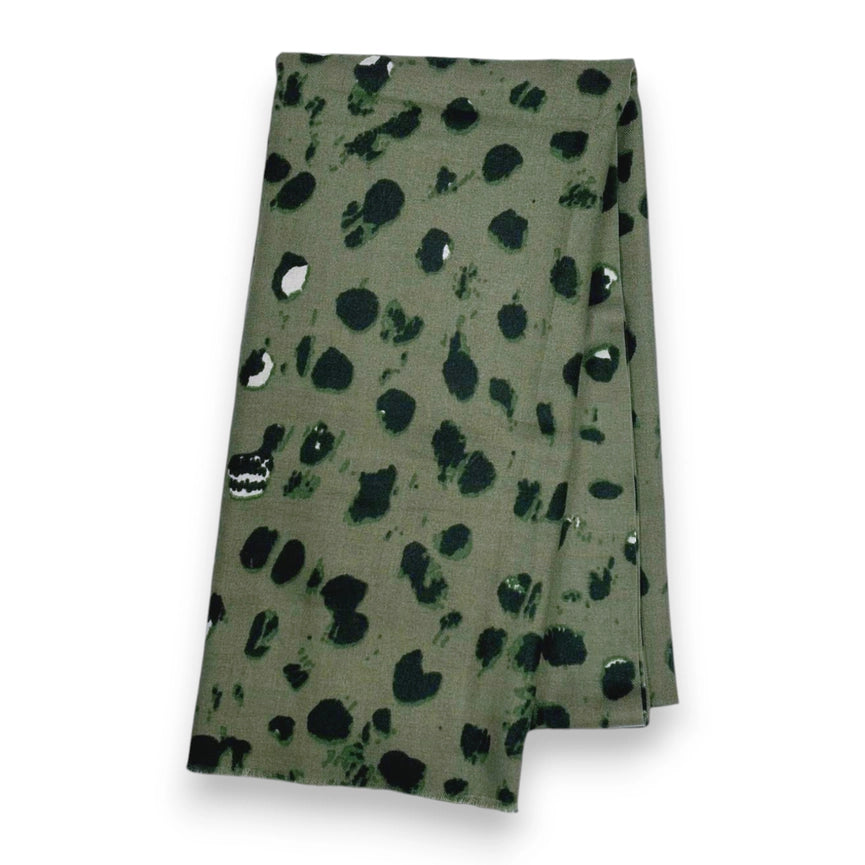 Spotty Print Medium Weight Scarf